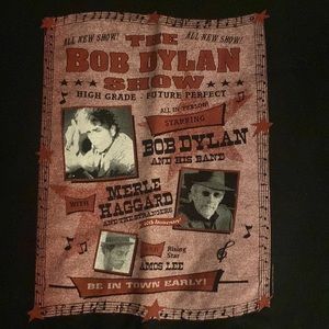 2005 BOB DYLAN MERLE HAGGARD AMOS LEE Tour Shirt - VERY RARE - VINTAGE Unisex